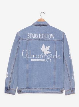 Gilmore Girls Locations Allover Print Denim Jacket, , hi-res